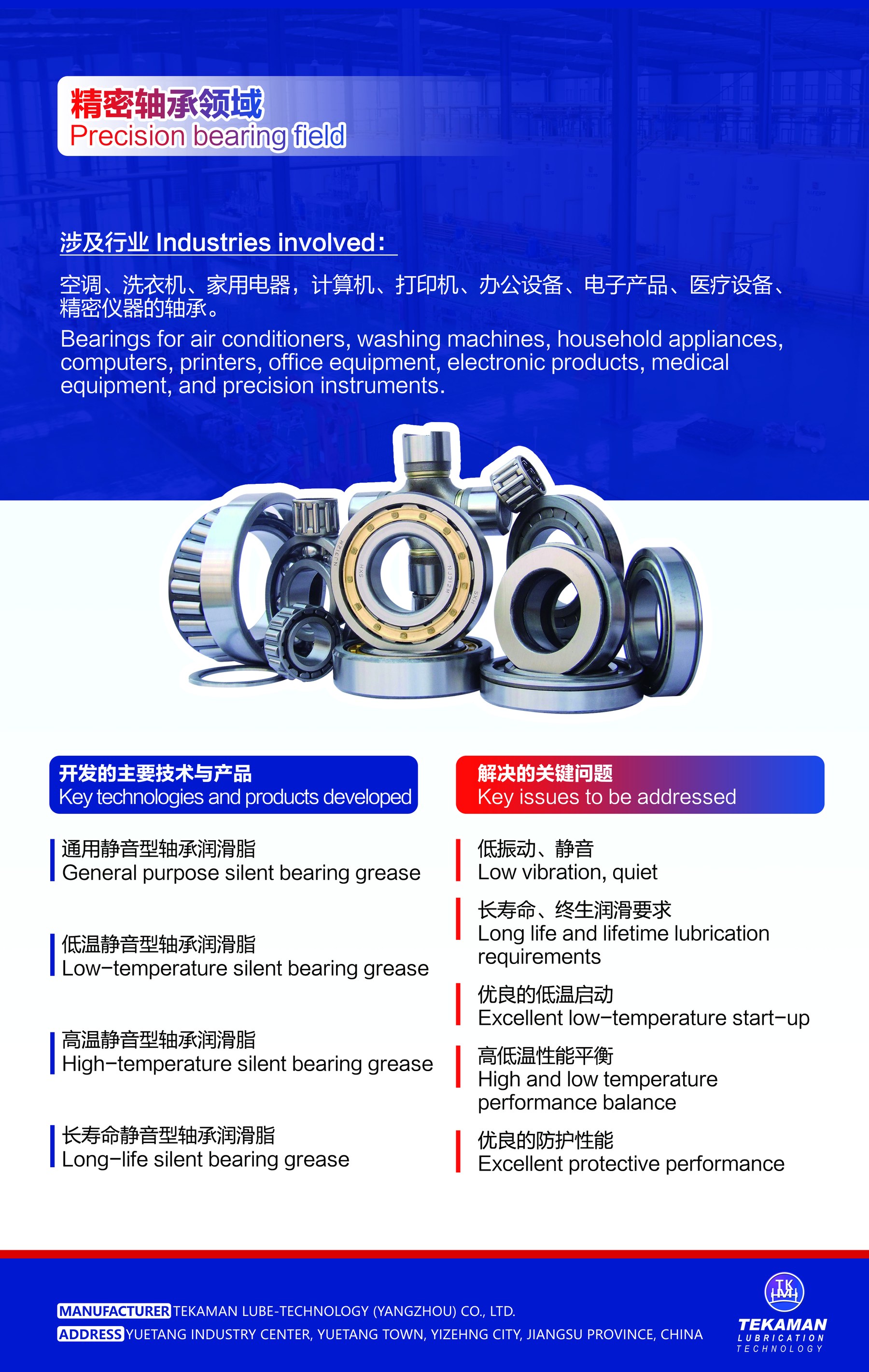 Precision bearing field
